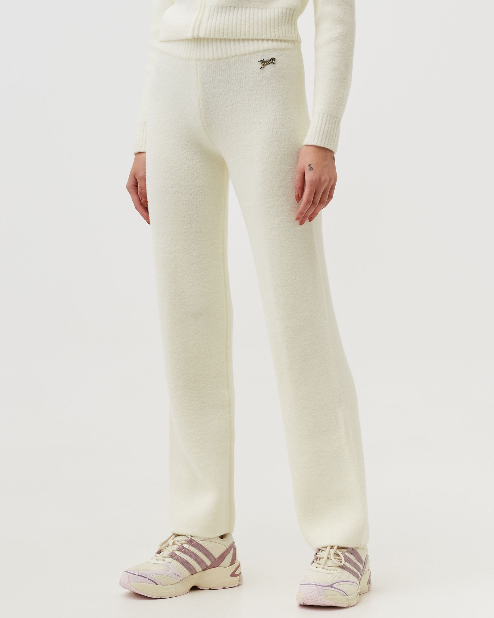 WMNS ROSE TROUSER KNITTED RIB ZIP CHARM PANT