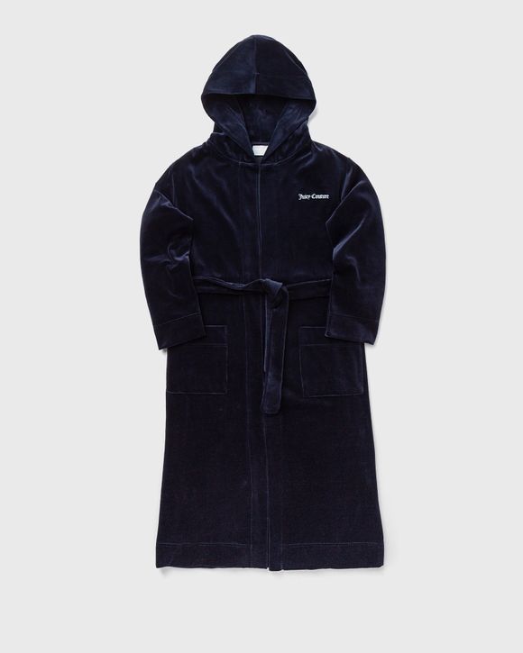 WMNS LONG BATH ROBE WITH HOOD