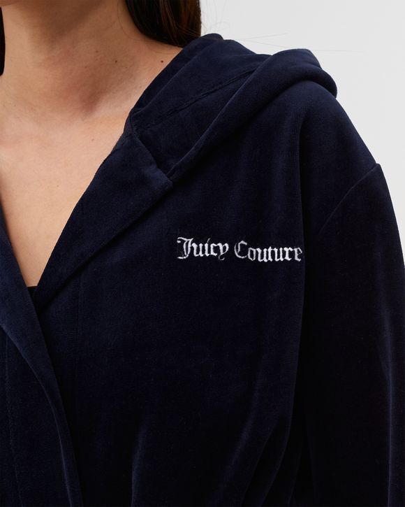 WMNS LONG BATH ROBE WITH HOOD