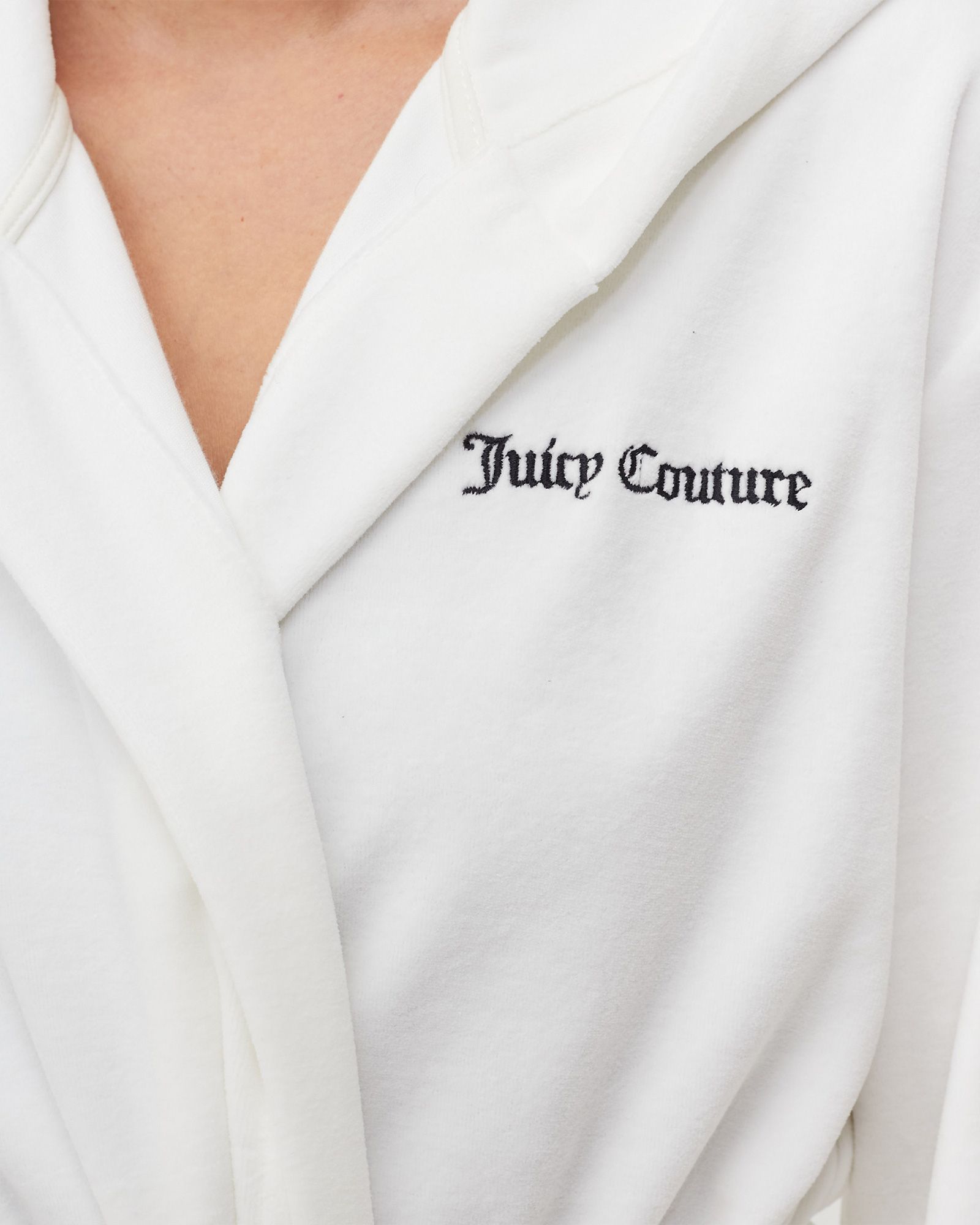 WMNS LONG BATH ROBE WITH HOOD