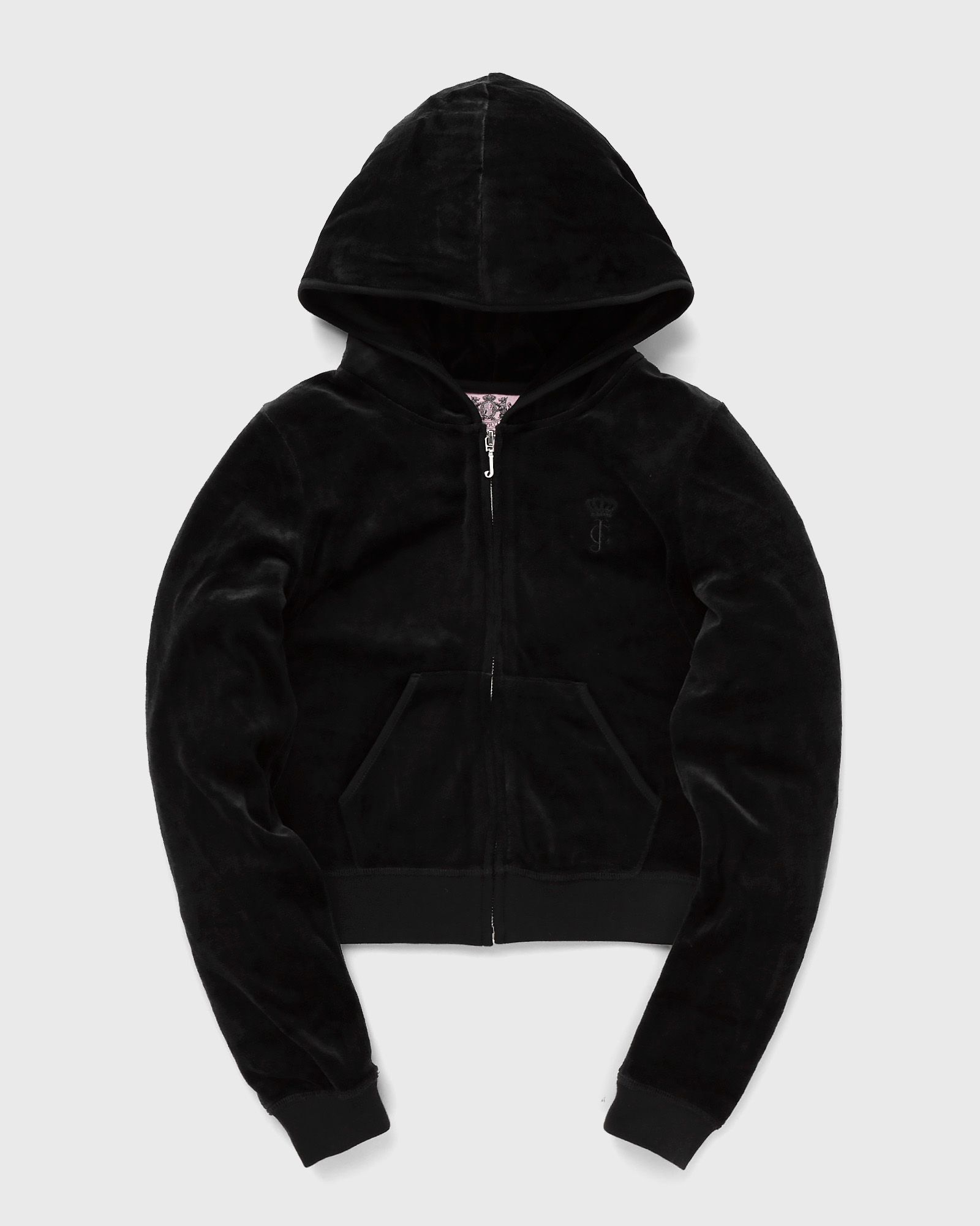 Juicy Couture - wmns robyn hoodie women half-zips|hoodies black in größe:xs