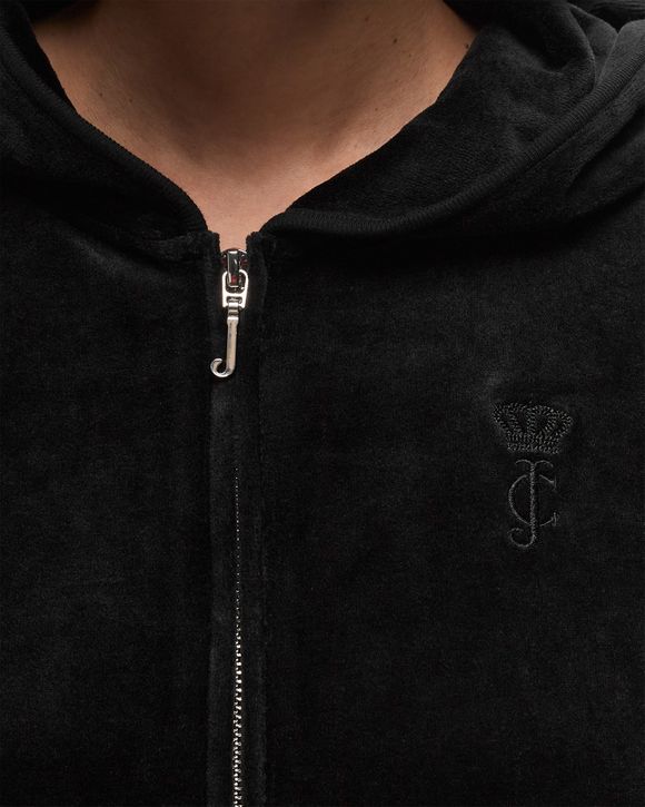 Juicy black best sale zip up hoodie