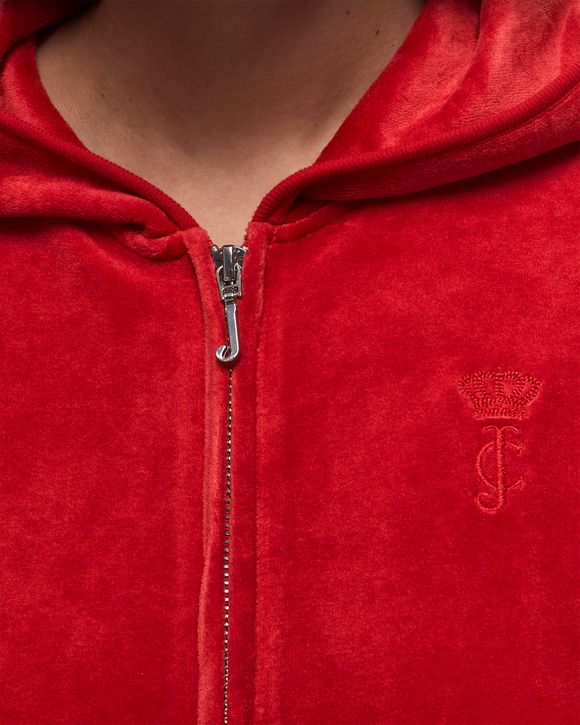 Red juicy hot sale couture hoodie