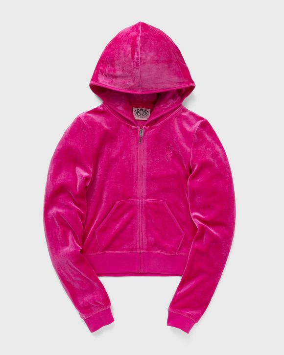 Pink velvet discount zip up jacket