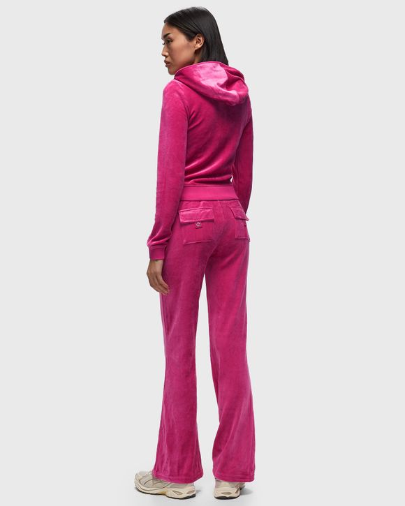 Juicy Couture Women's Velvet Fleece Long Sleeve Shirt and Pants