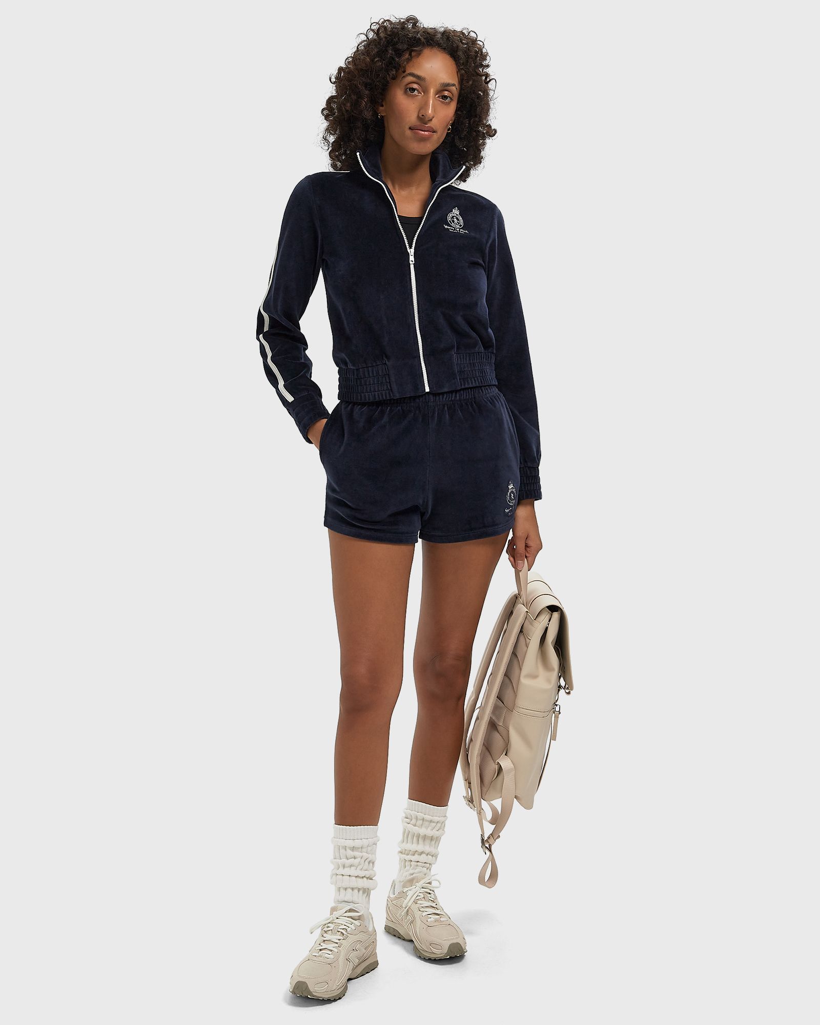 Crown Tennis Elio Velour Track Jacket