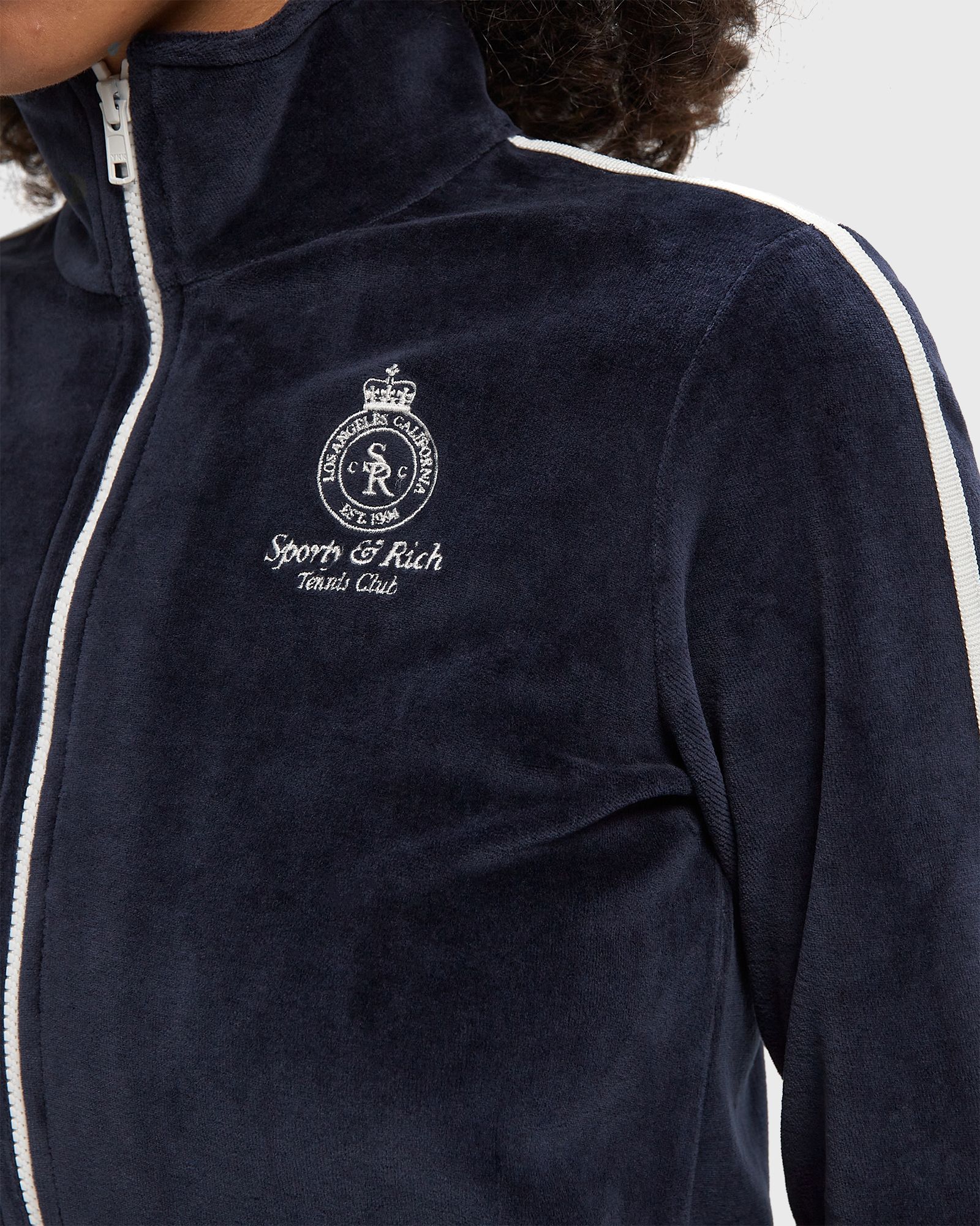 Crown Tennis Elio Velour Track Jacket