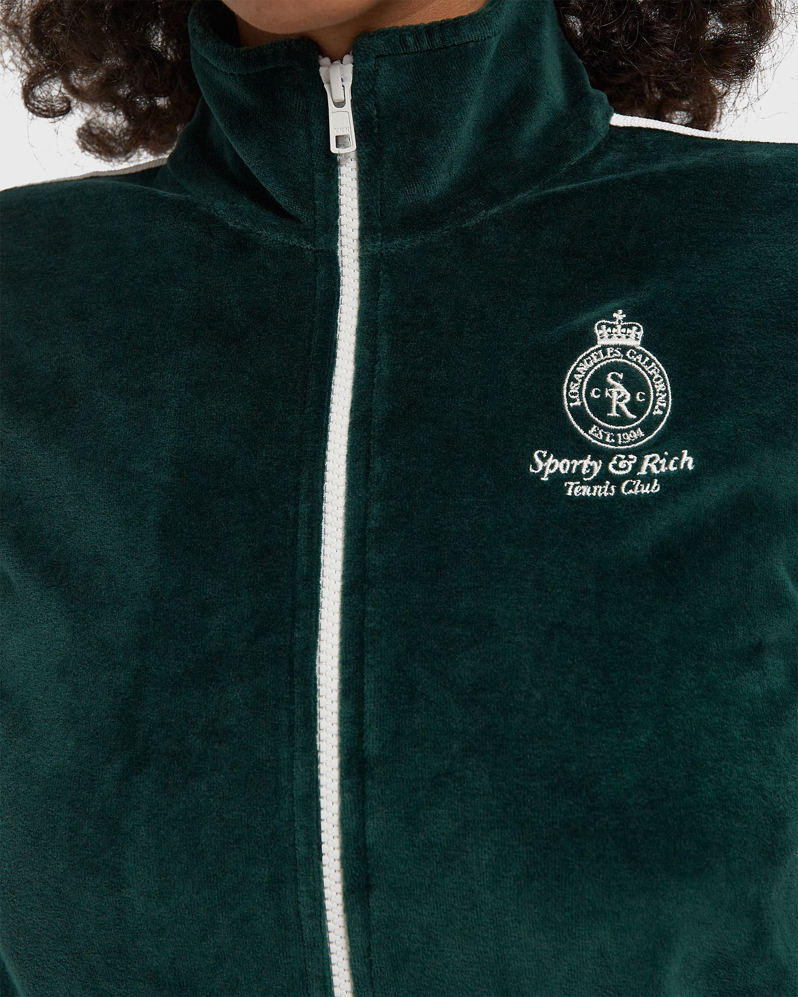 Crown Tennis Elio Velour Track Jacket