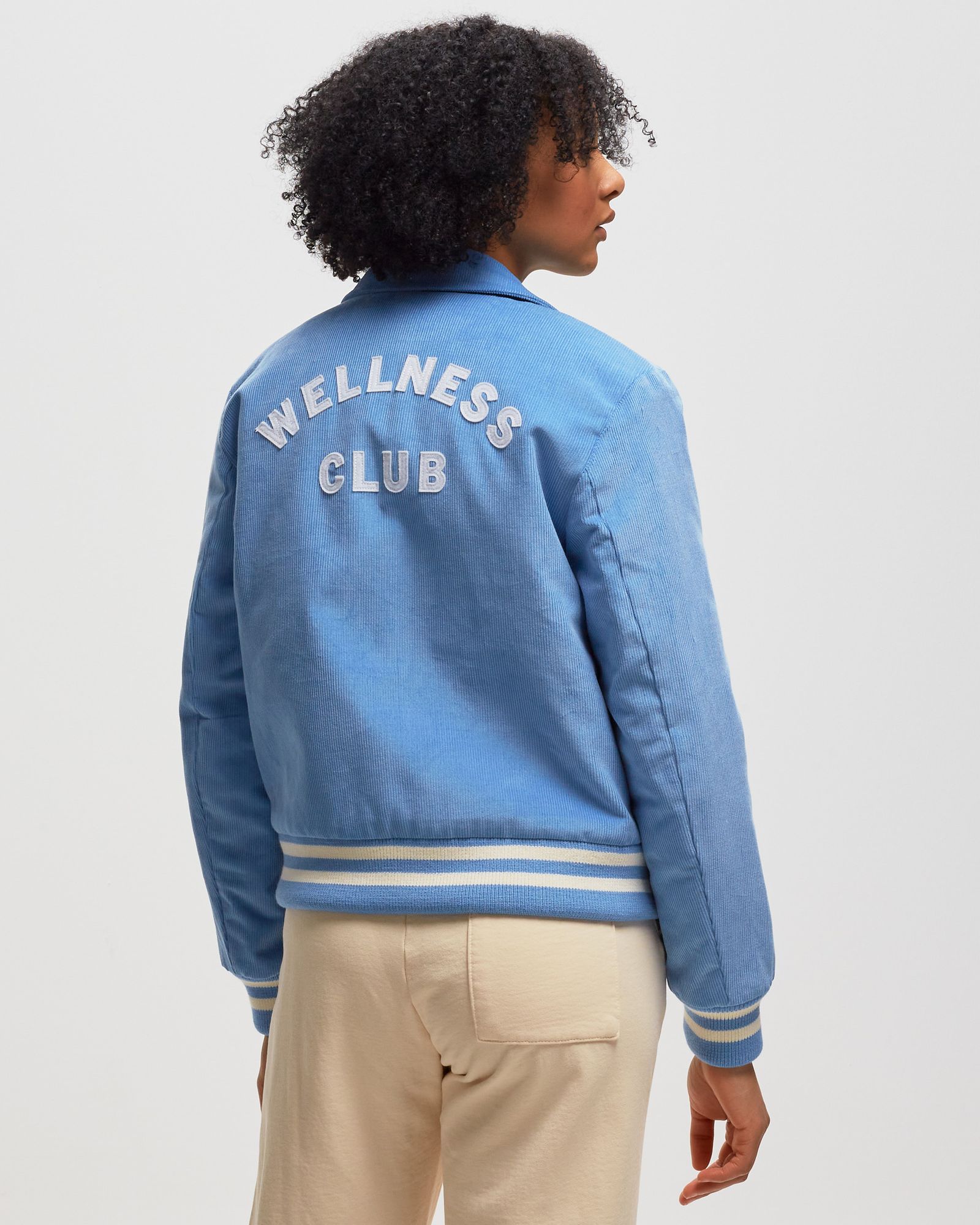 Wellness Club Corduroy Varsity Jacket