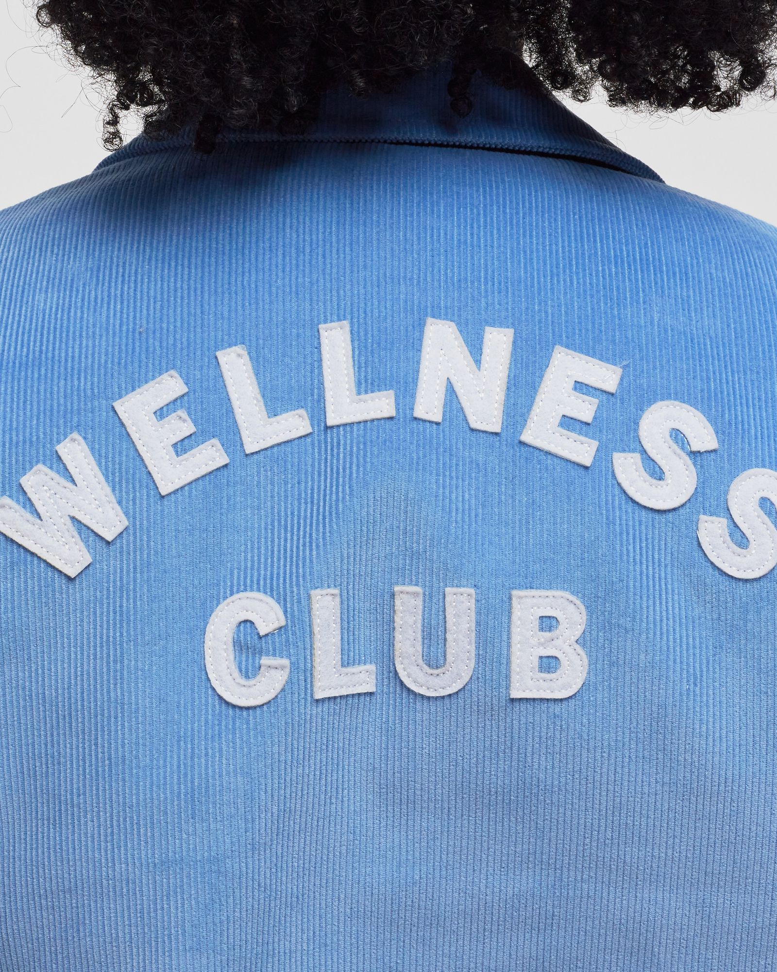 Wellness Club Corduroy Varsity Jacket