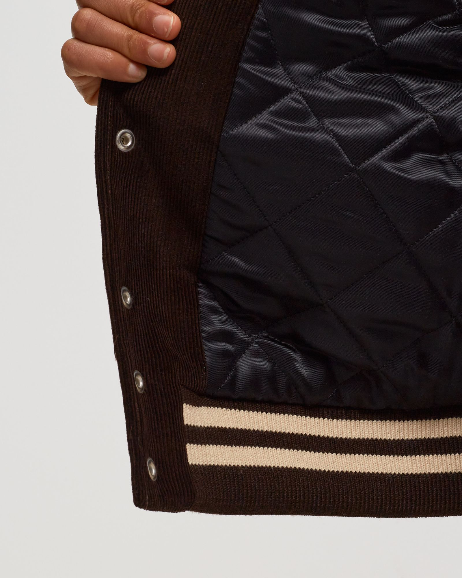 Wellness Club Corduroy Varsity Jacket