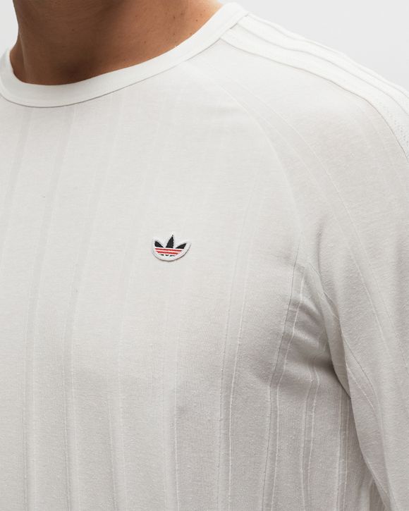 Adidas x Clot Ribbed Long Sleeve T Shirt White