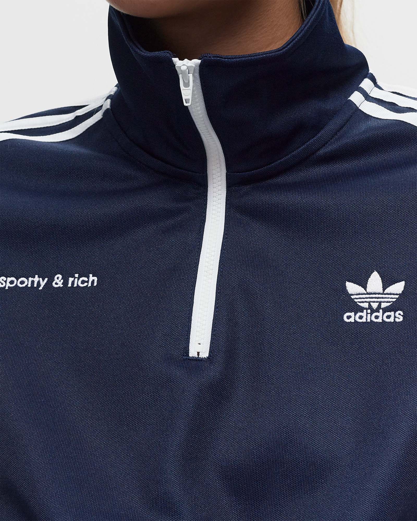トップス adidas SPORTY&RICH HALF-ZIP TRACK JACKET Sporty & Rich x Adidas + Quarter Zip Track Jacket