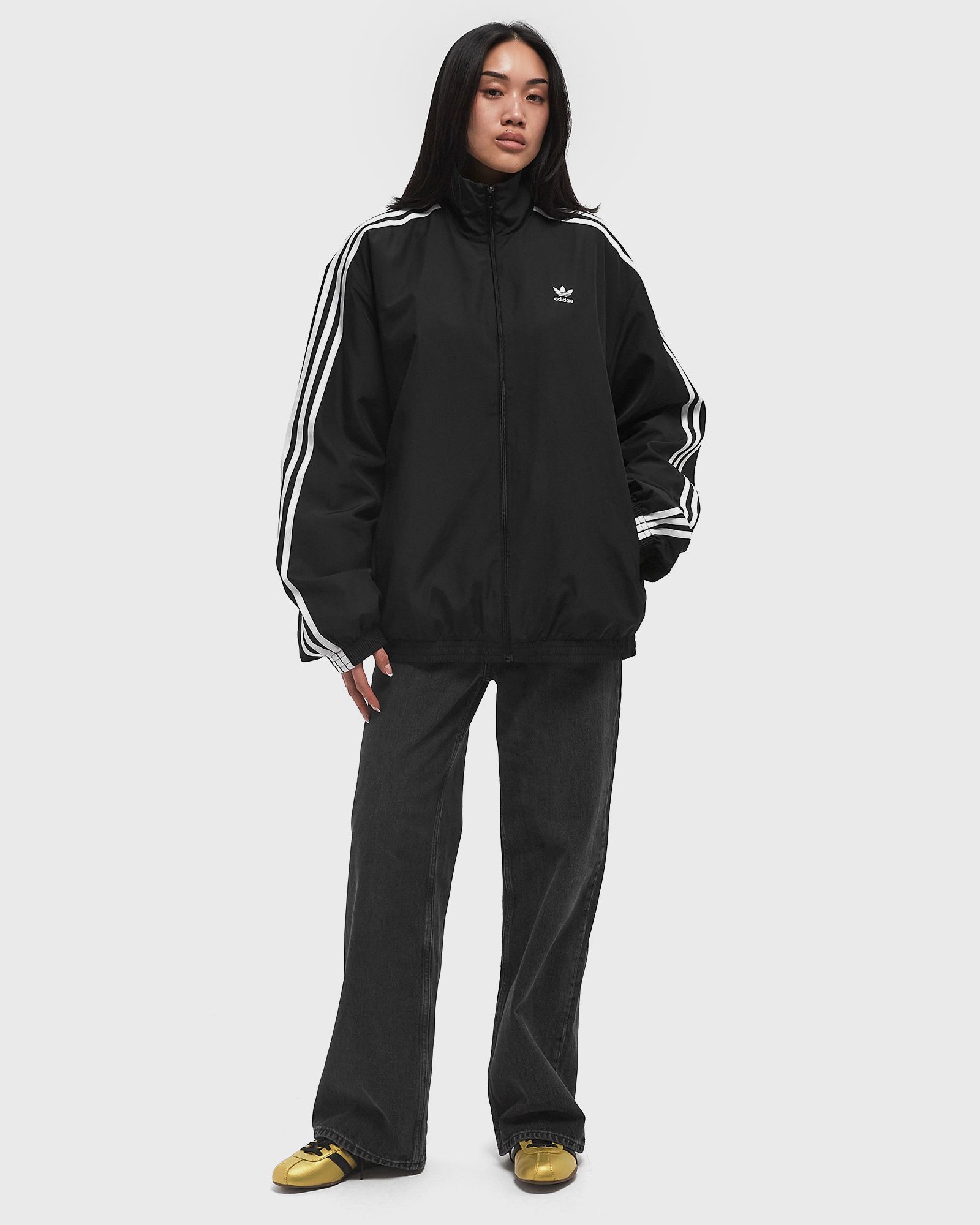 アヒョン着用 Adilenium season3 Adidas ADILENIUM SEASON 3 OVERSIZED TRACK TOP Black | BSTN Store