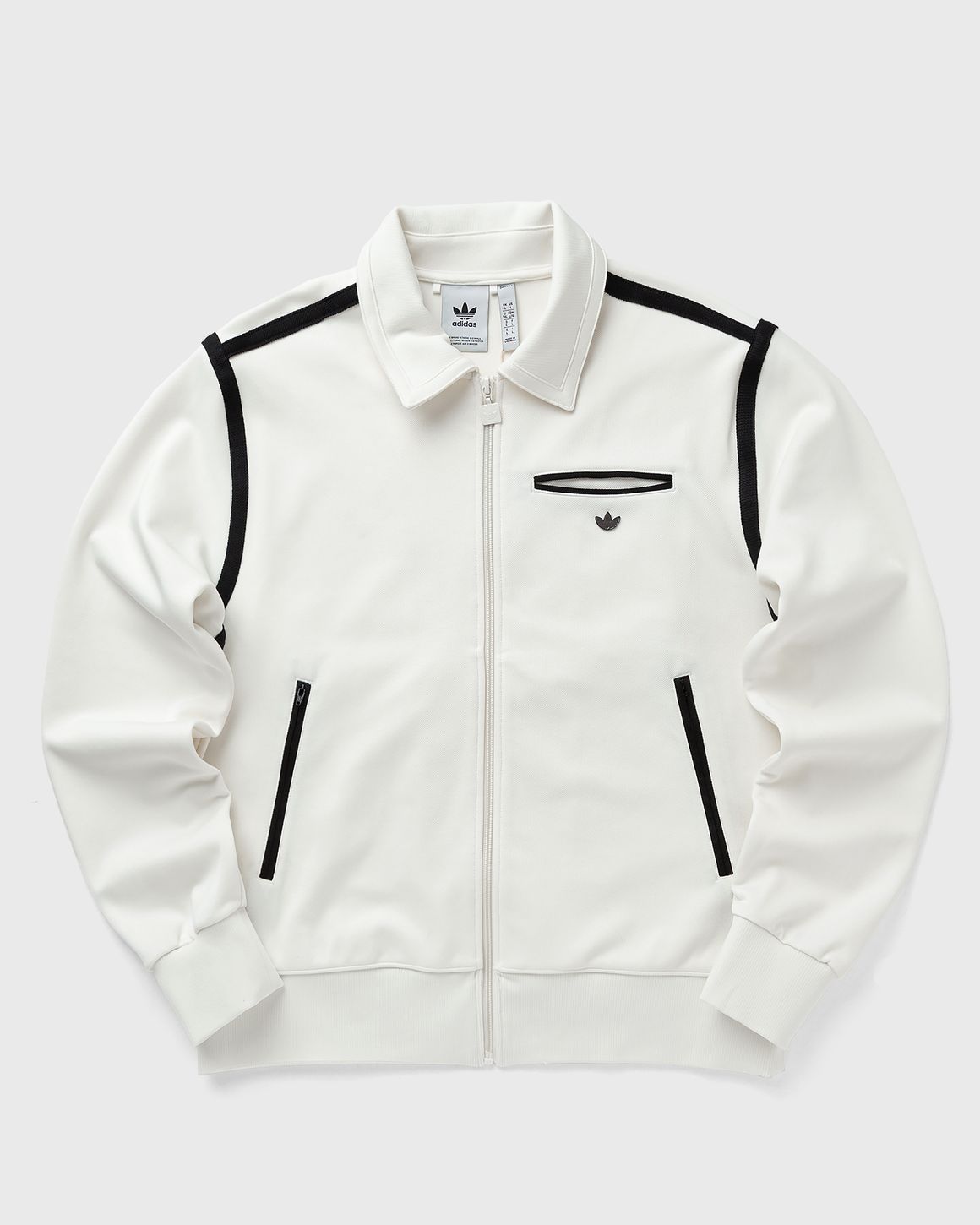 adidas Basketball One Track Jacket 'White' HN9271