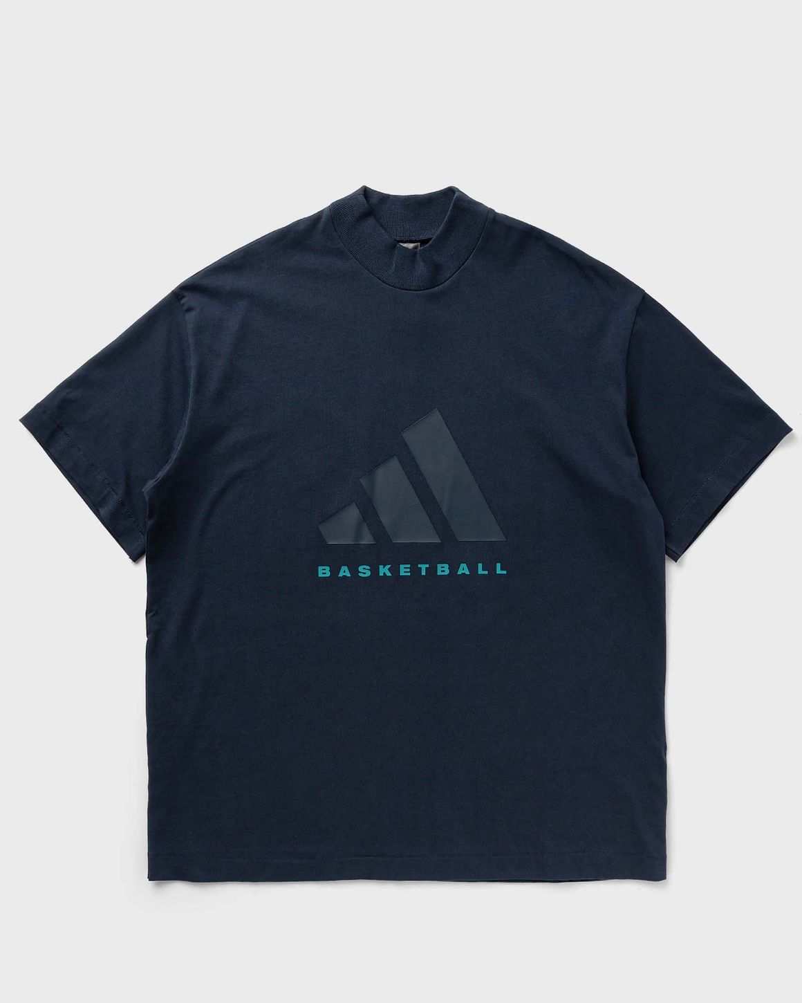 ★adidas★ Basketball Tee Deep Navy JE3764 Adidas BASKETBALL TEE Black | BSTN Store