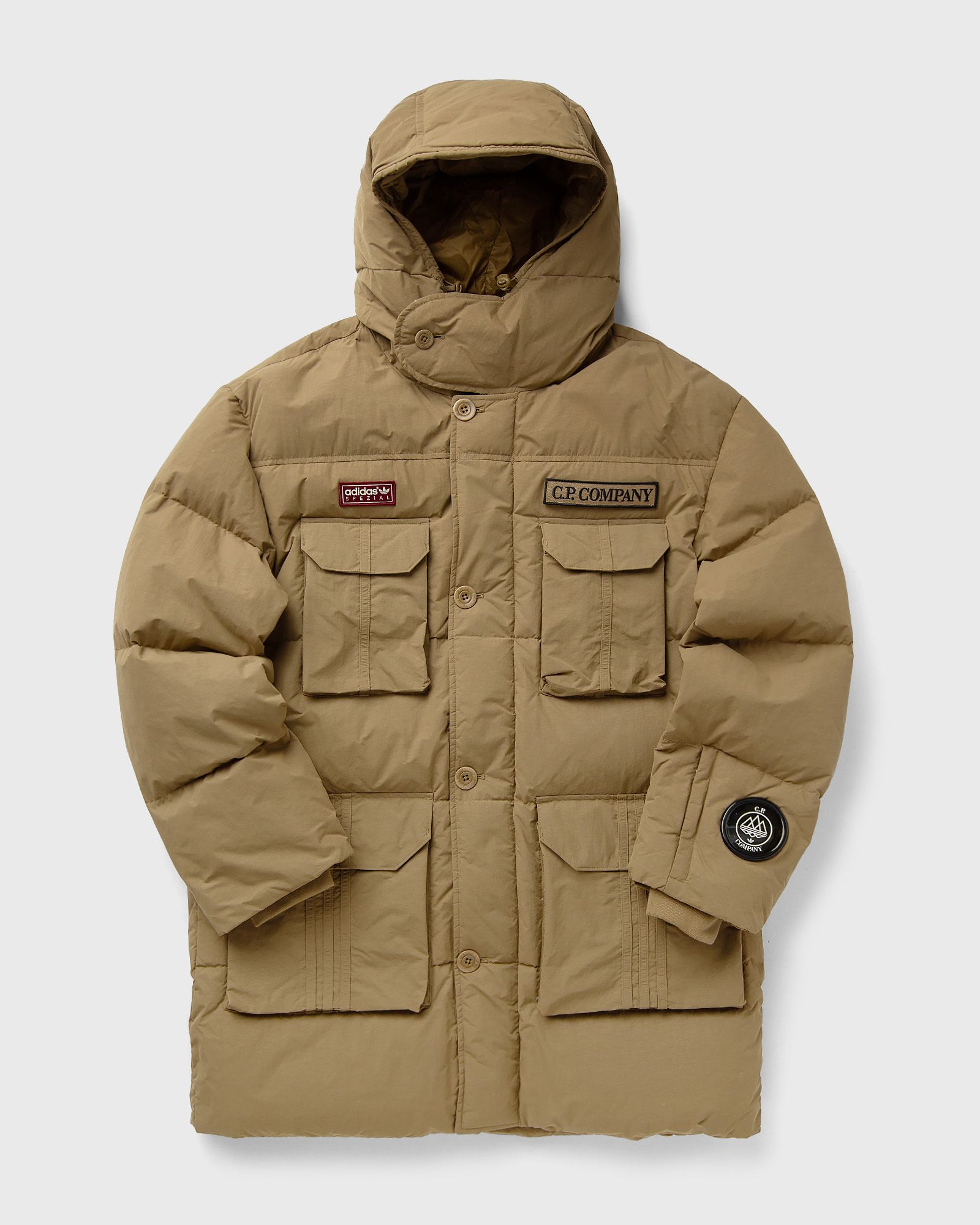 Adidas X CP COMPANY SPZL PUFFER JACKET Brown | BSTN Store