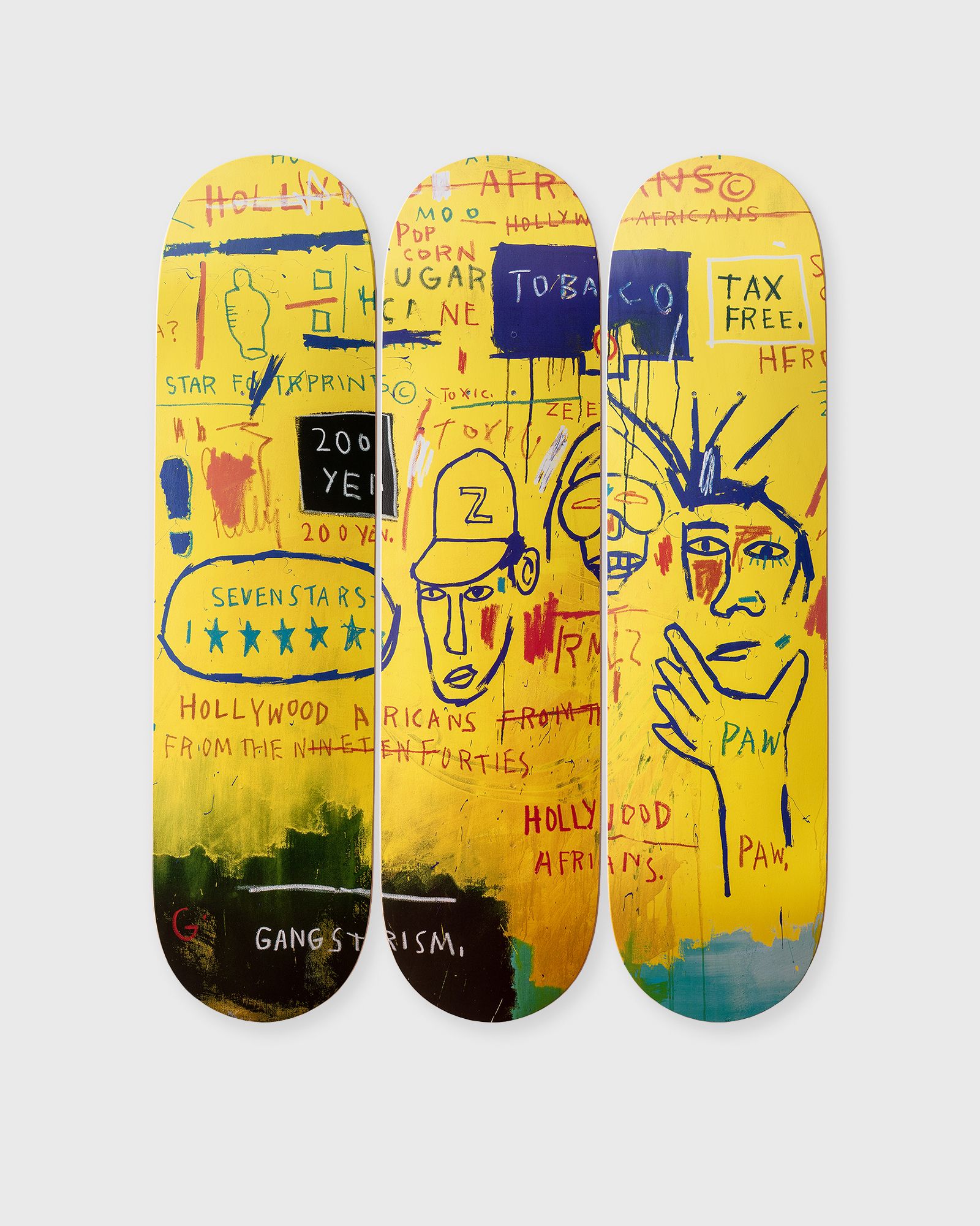 Jean-M. Basquiat Hollywood Africans DECKS 3-Pack