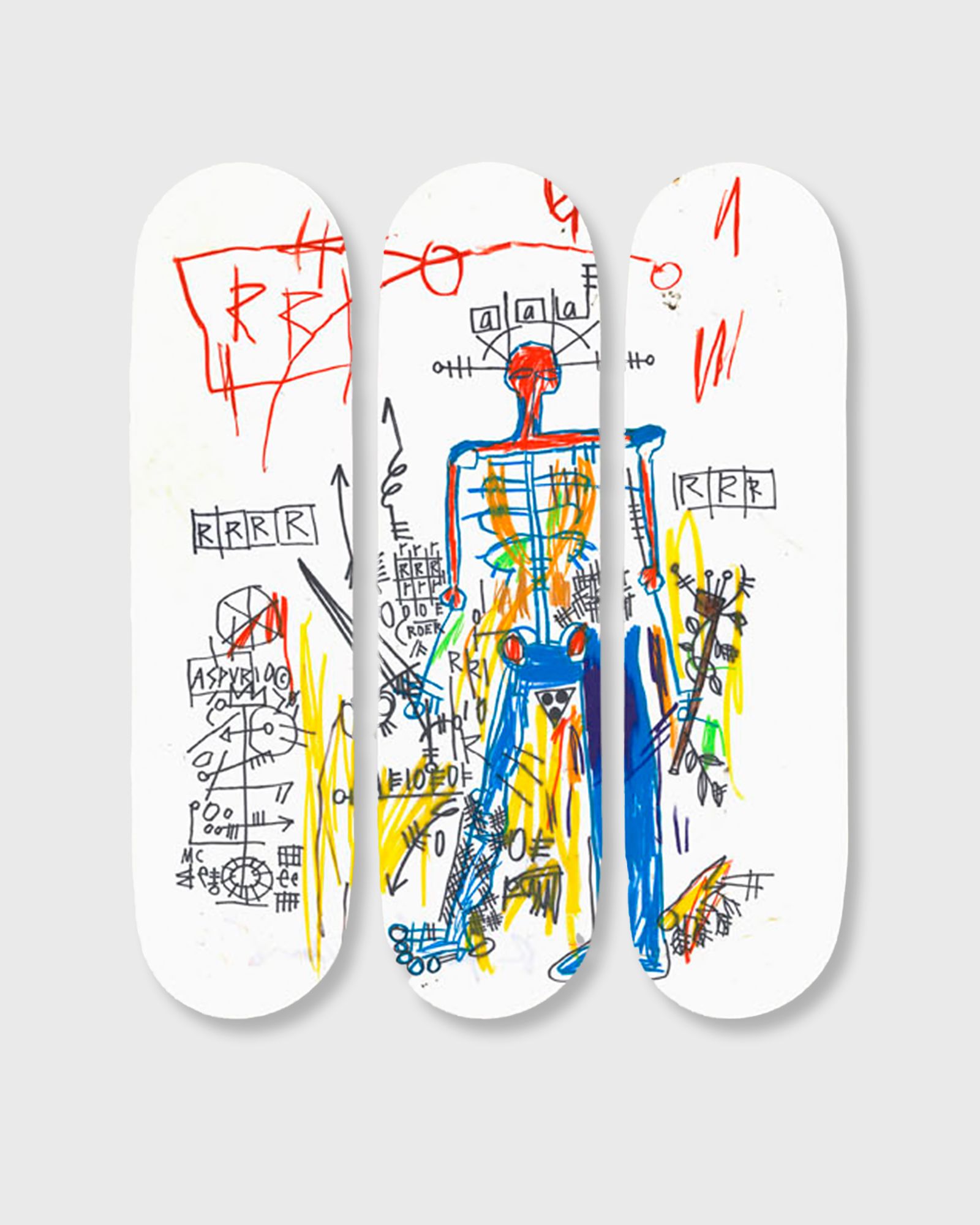 Jean-Michel Basquiat Robot Decks 3-Pack