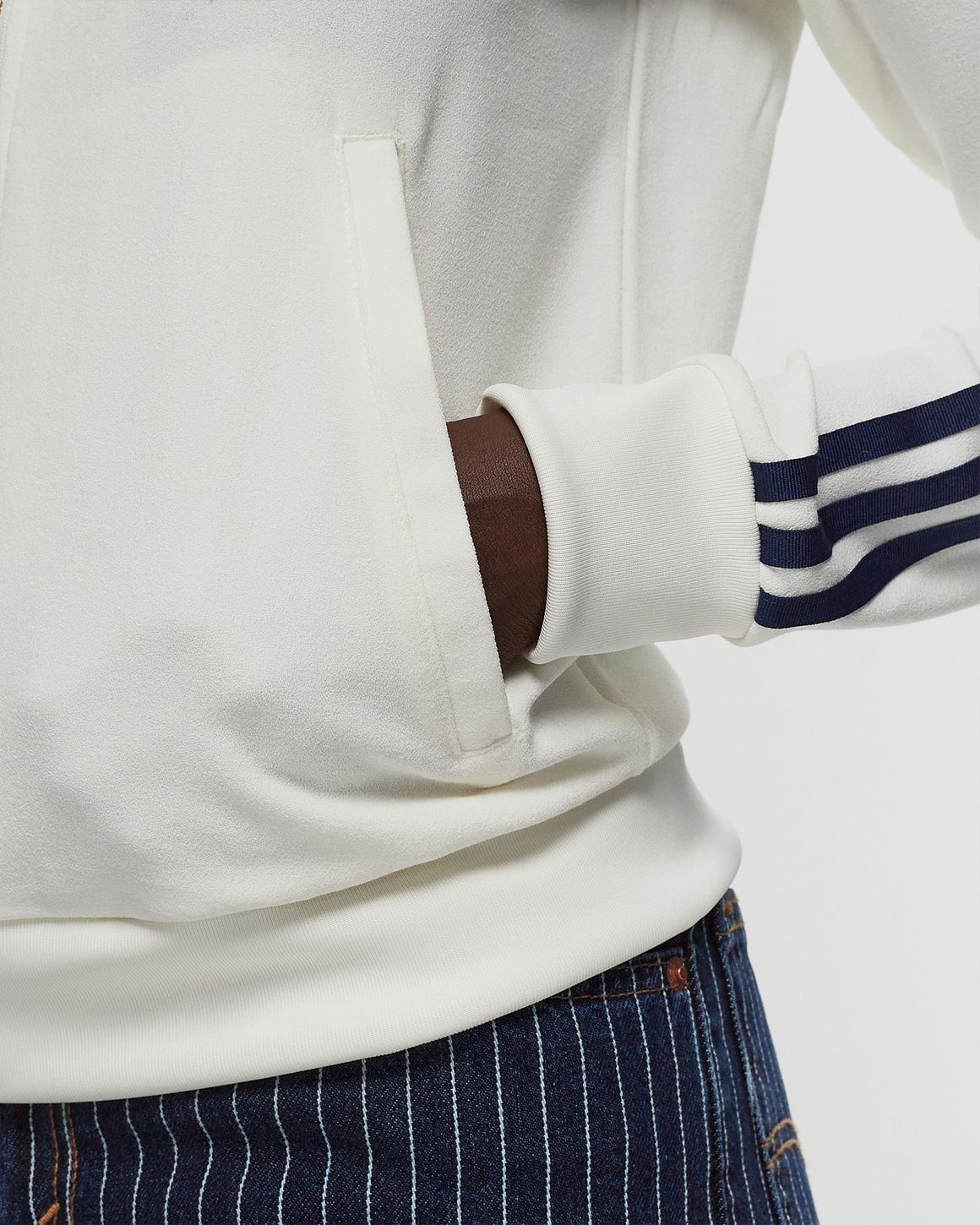 Adidas WMNS BB CREPE TRACK TOP White | BSTN Store