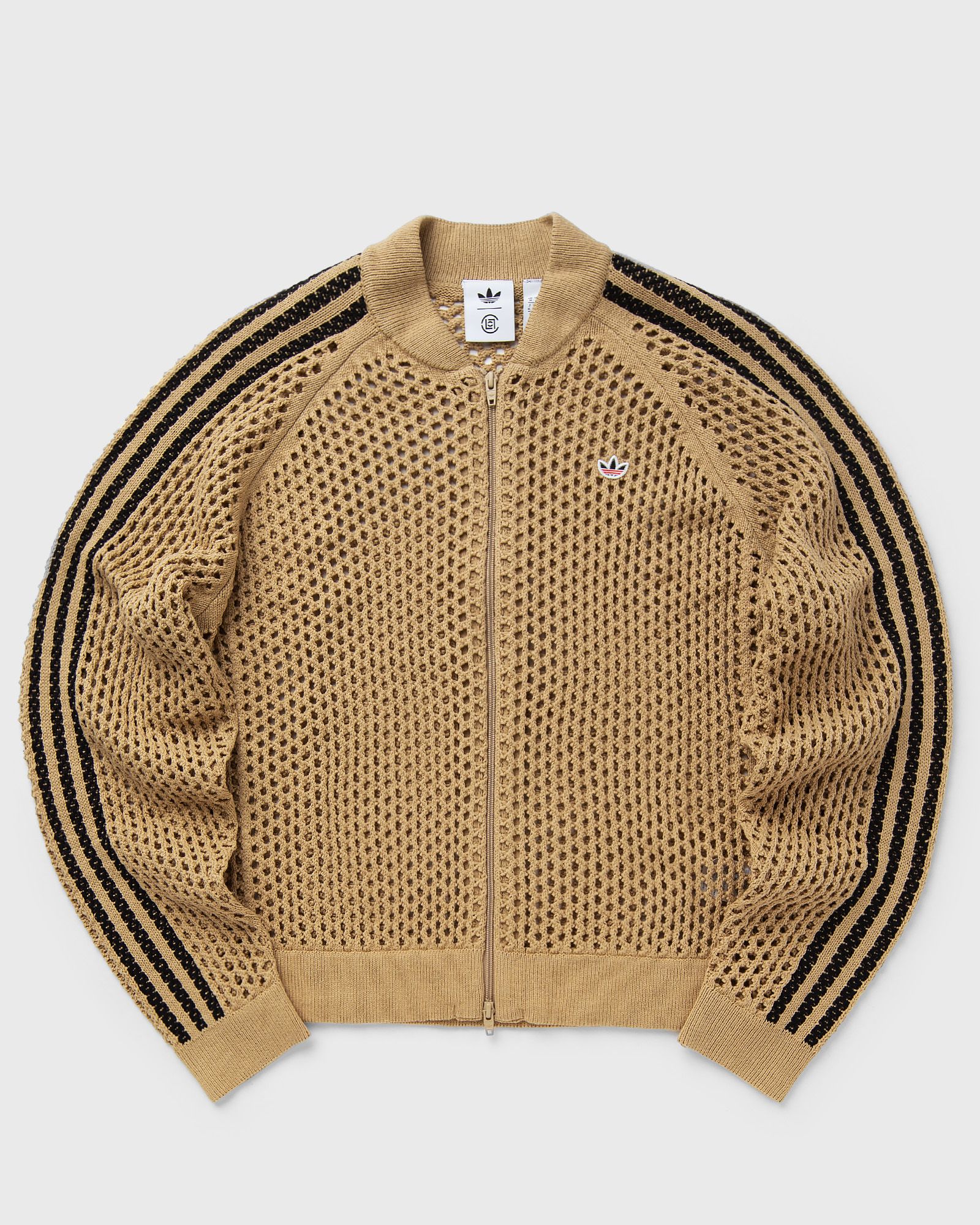トップス adidas x CLOT Crochet Track Top \"Beige adidas CLOT CROCHET TRACKTOP BEITON （アディダス クロット