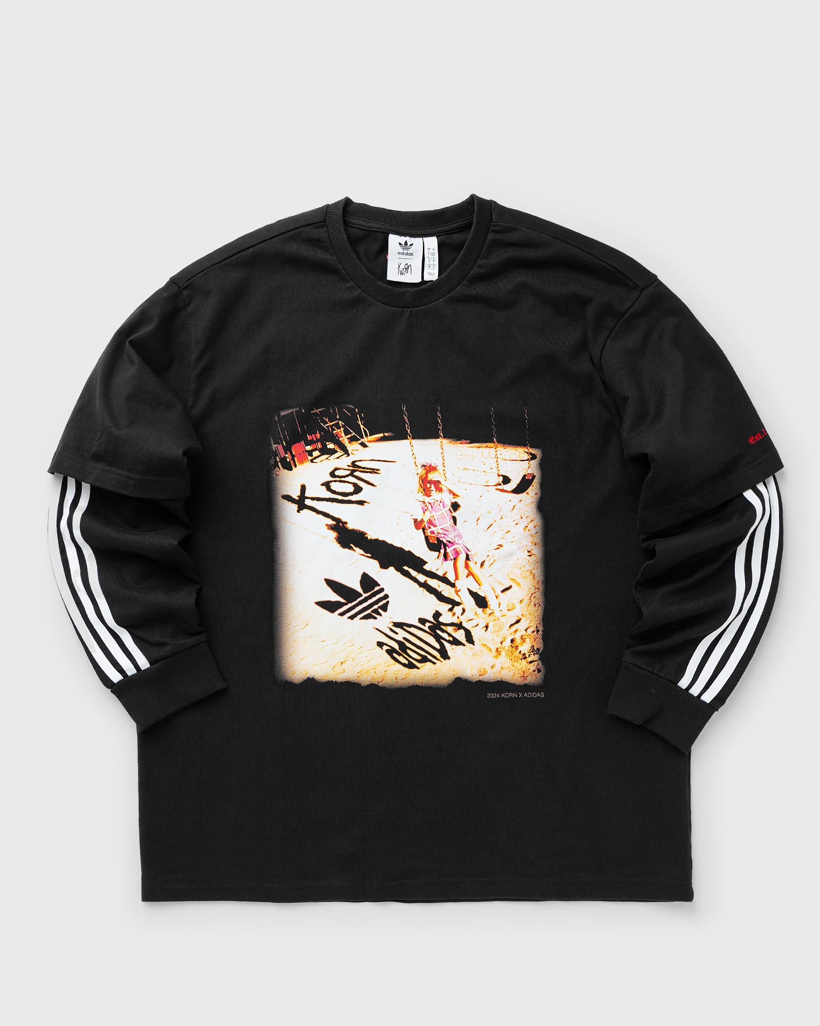 adidas Korn ロングTシャツ XL adidas KORN Longsleeve - Black