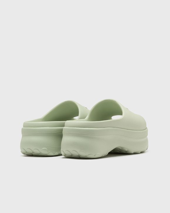 Adidas★ スタン サンダル Adifom Stan Slides Light Green adidas adiFOM Stan Slides Linen Green Wonder White (Women's
