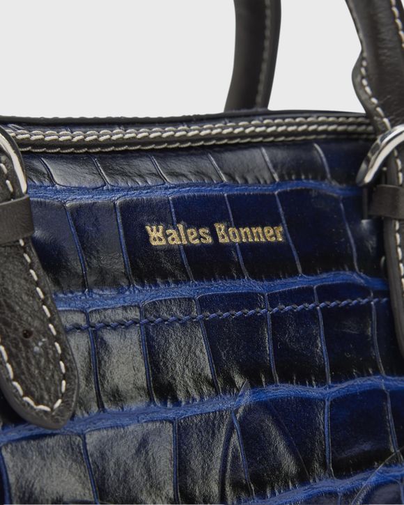 ★人気コラボ商品★Adidas x Wales Bonner トッドバック Adidas x Wales Bonner crocodile-embossed Tote Bag | Blue