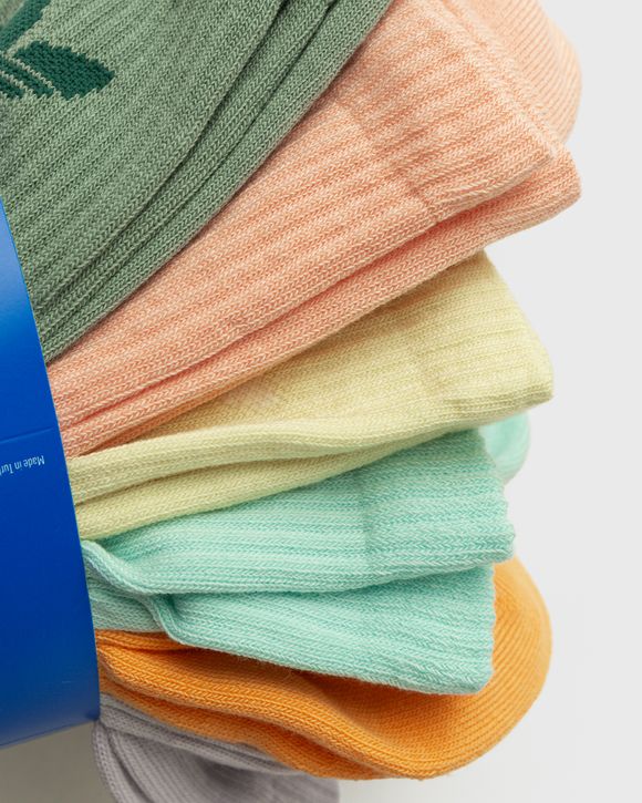 TREFOIL CREW SOCK CUSHION 6 PAIR PACK