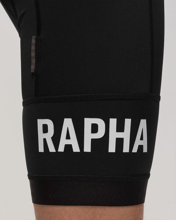 Rapha PRO TEAM TRAINING BIB SHORTS Black/White - BLACK/WHITE