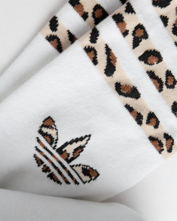 LEOPARD CREW SOCK 2 PAIR PACK