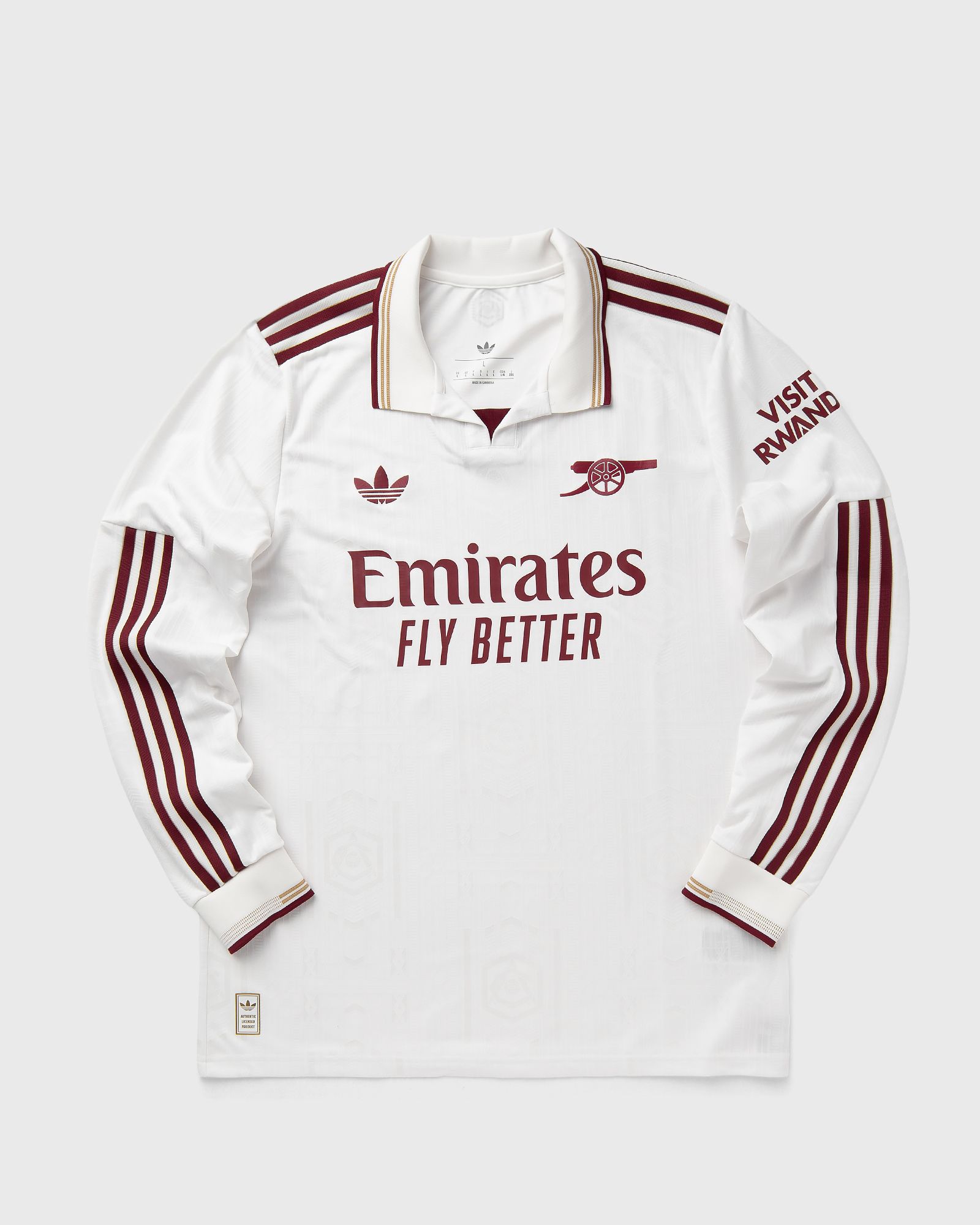 ARSENAL FC 3 JERSEY AUTHENTIC LS