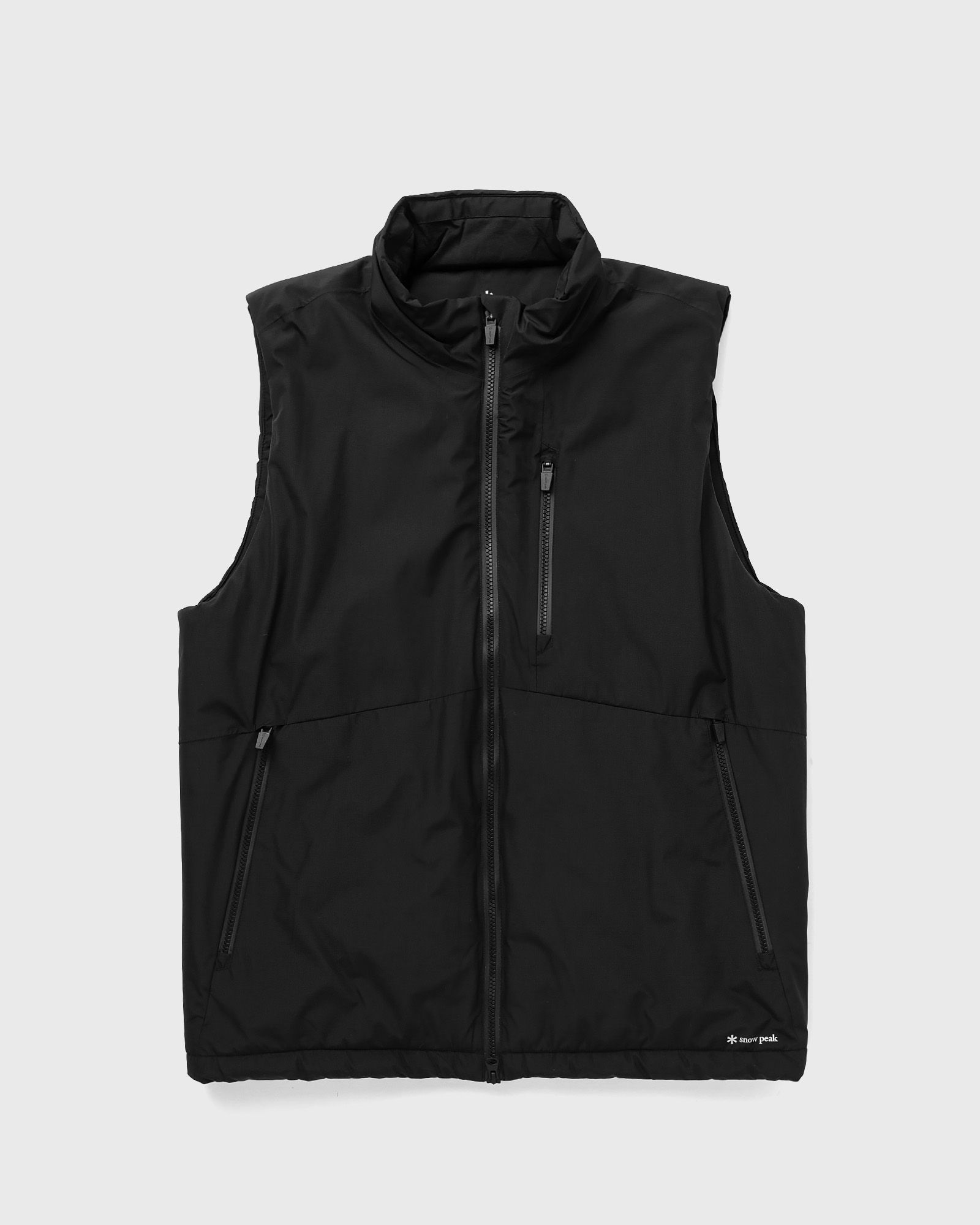 Snow Peak - gore windstopper warm vest men vests black in größe:s