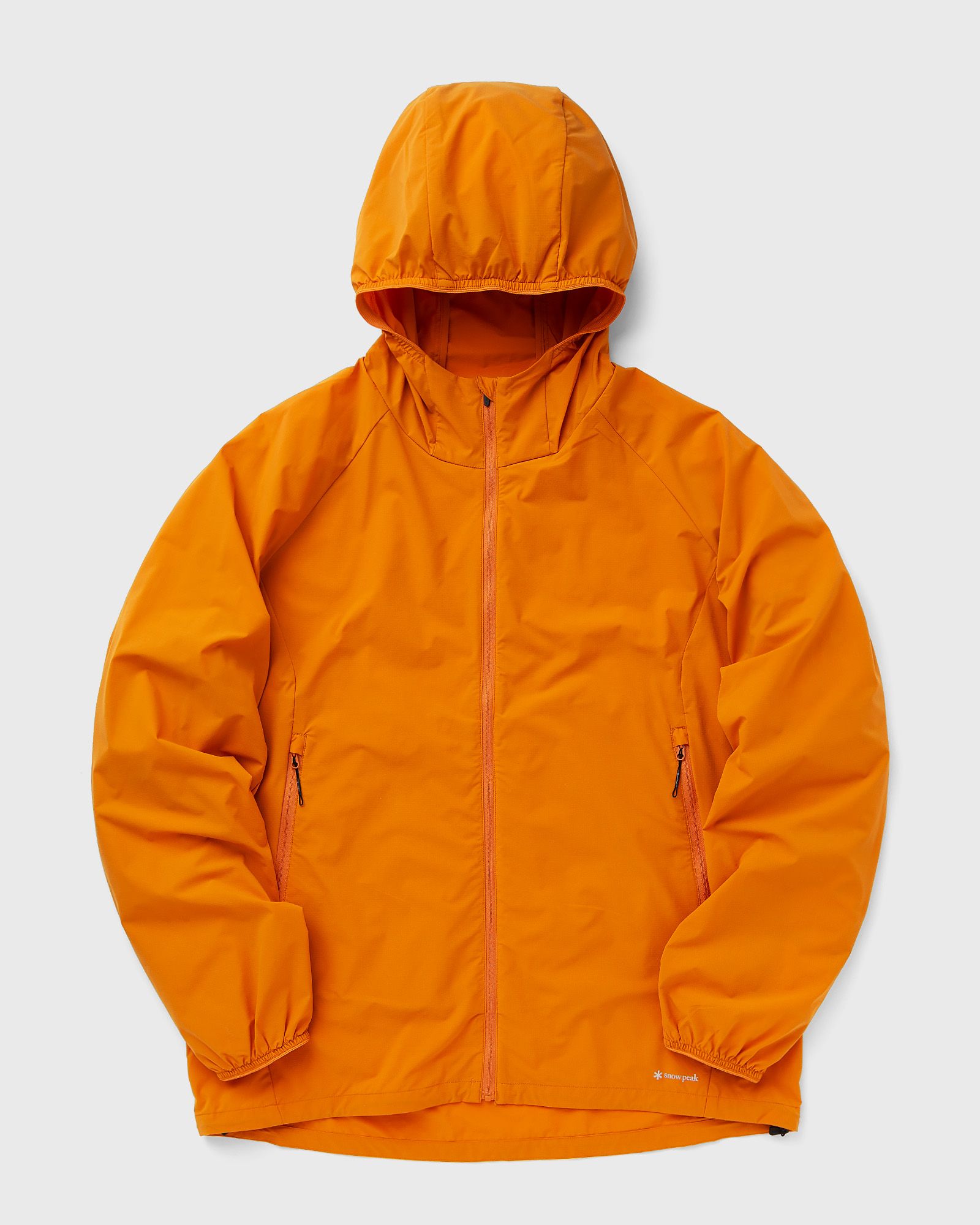 Snow Peak - stretch packable jacket men windbreaker orange in größe:m