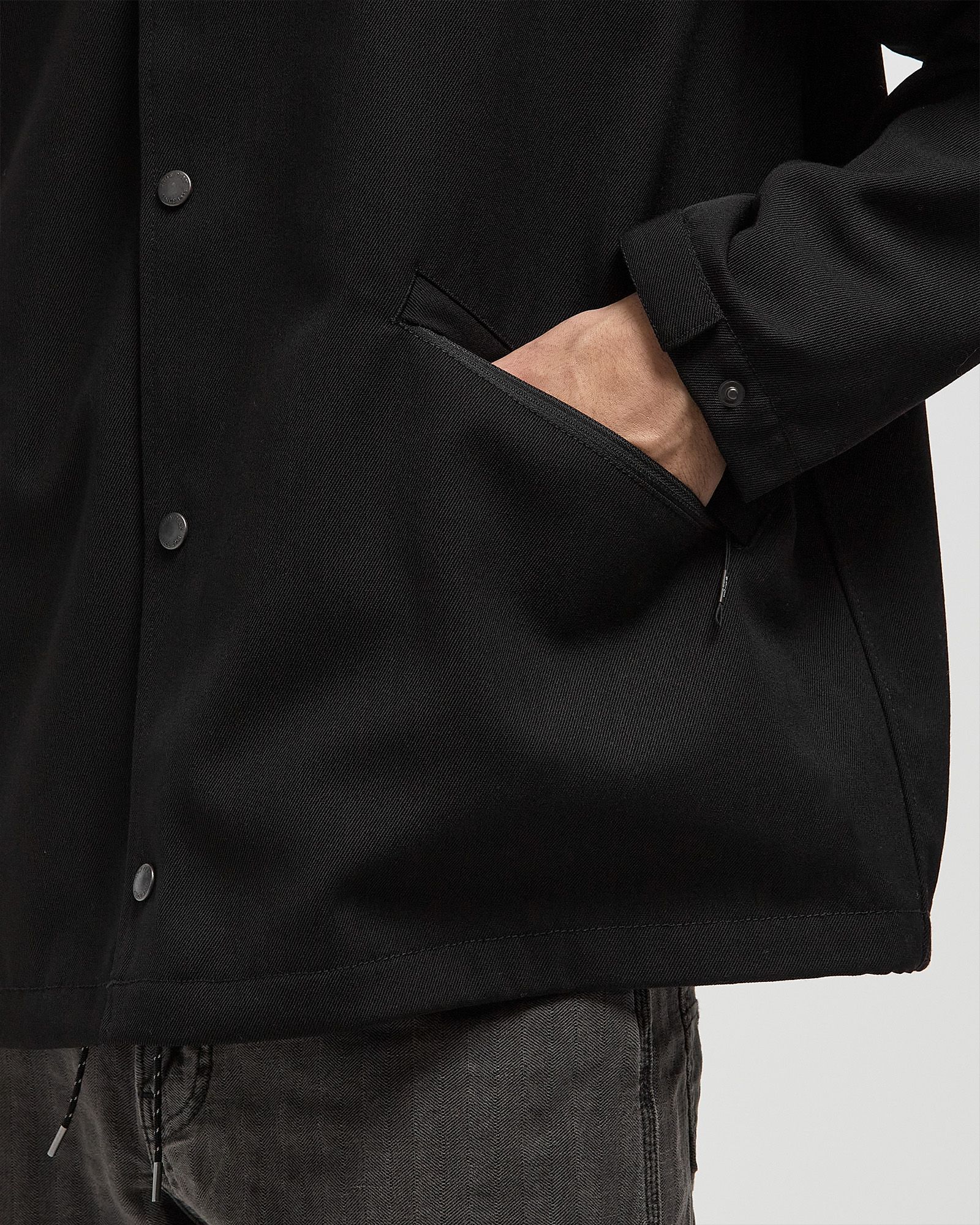 Hybrid Wool Coach Jacket