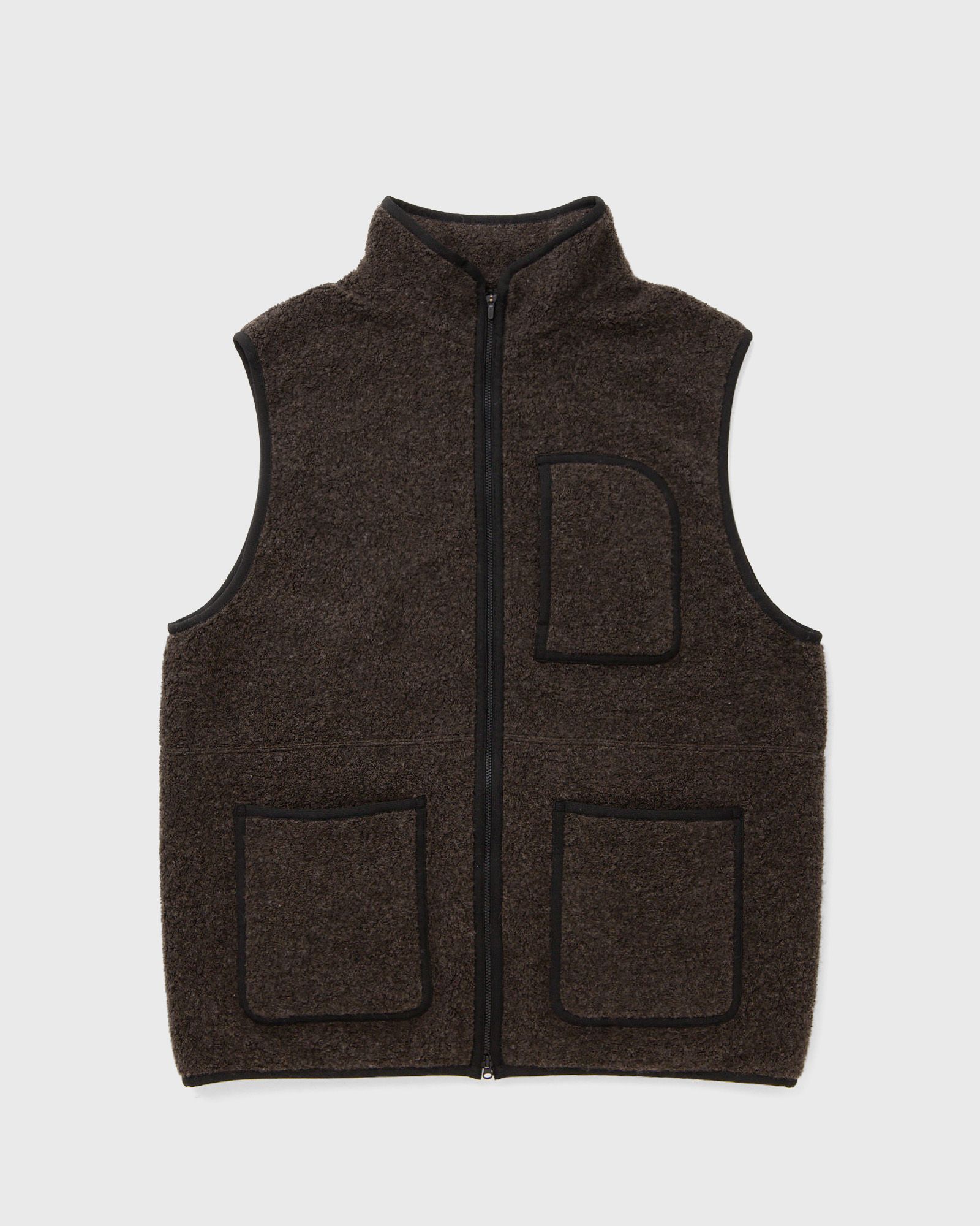 Recycled Wool Boa Vest-image