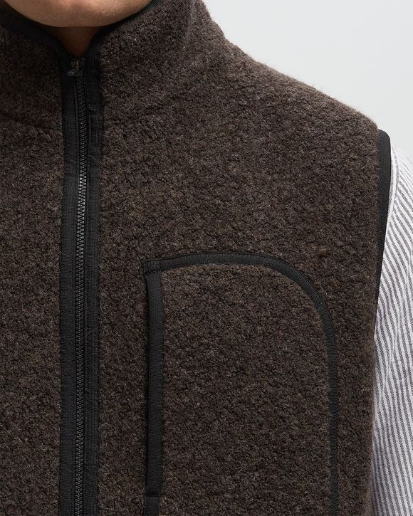 Recycled Wool Boa Vest