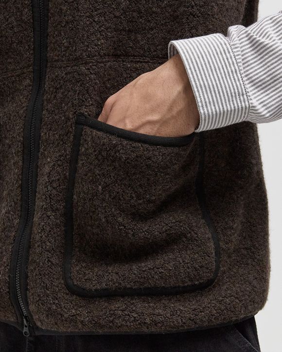 Recycled Wool Boa Vest