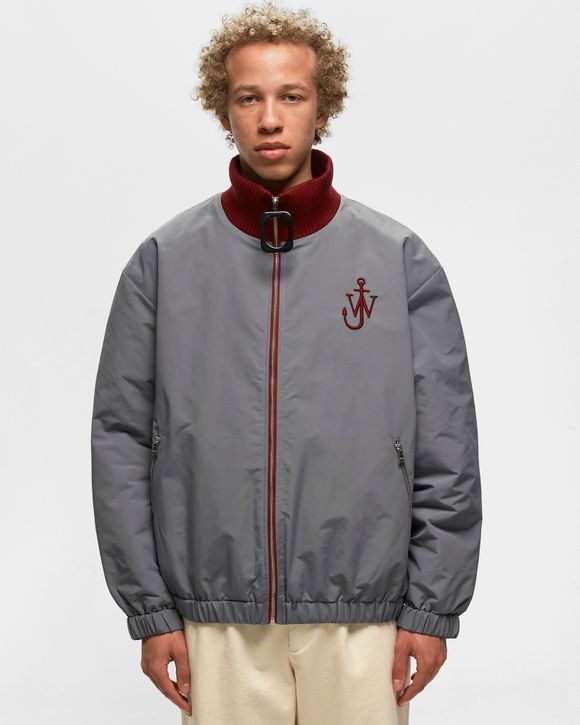 JW Anderson CONTRAST ZIP FRONT BLOUSON Grey | BSTN Store