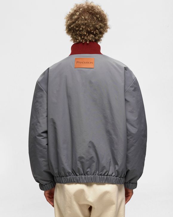 CONTRAST ZIP FRONT BLOUSON