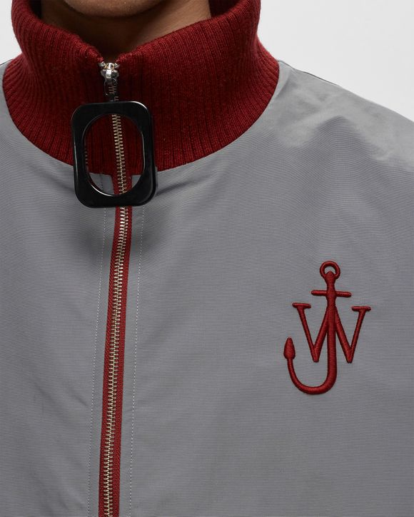 CONTRAST ZIP FRONT BLOUSON