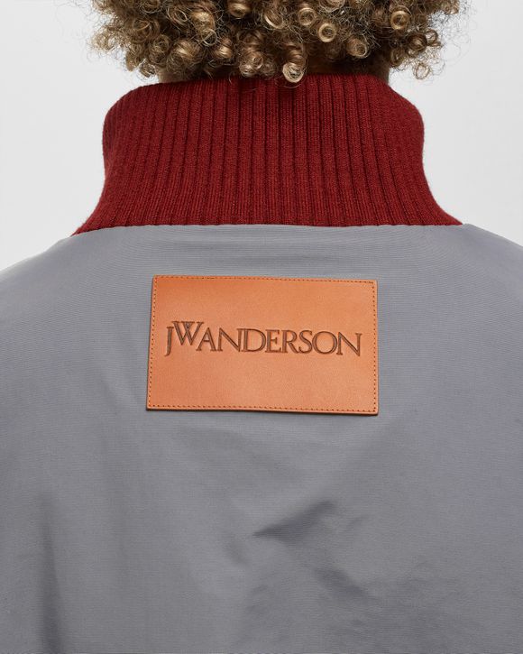CONTRAST ZIP FRONT BLOUSON