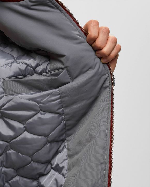 CONTRAST ZIP FRONT BLOUSON