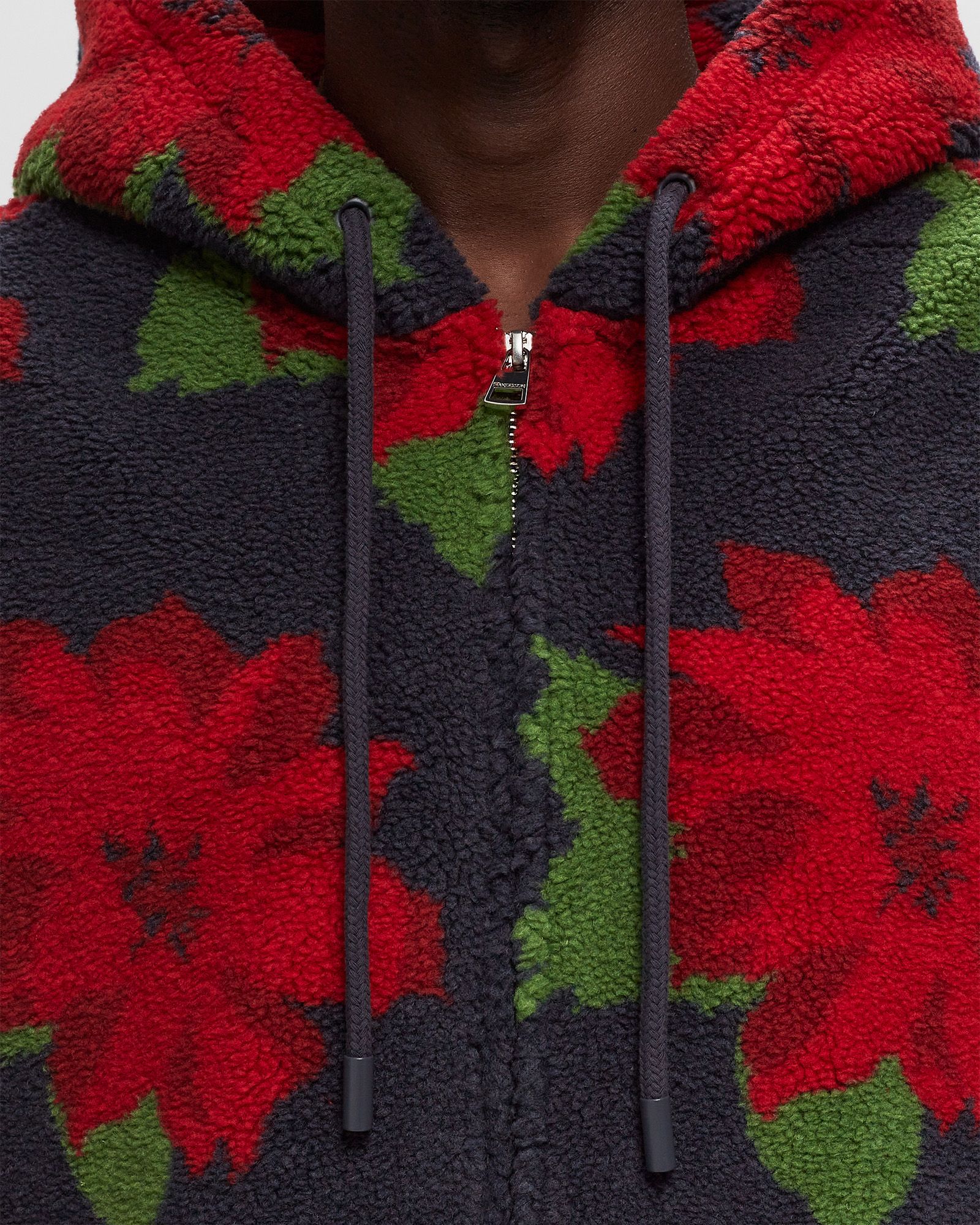 JWA FLEECE HOODED JACKET