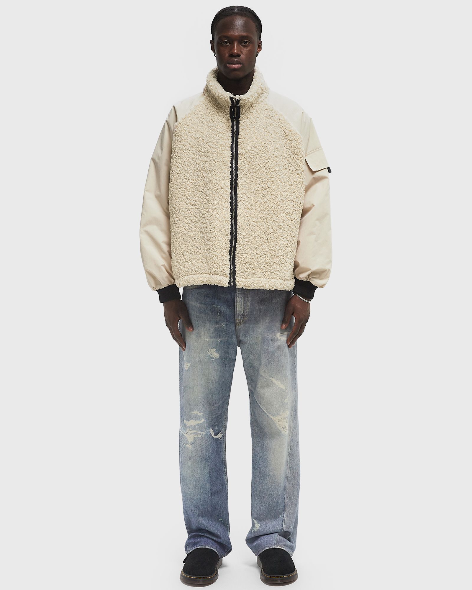 COLOUR BLOCK TRACK TOP