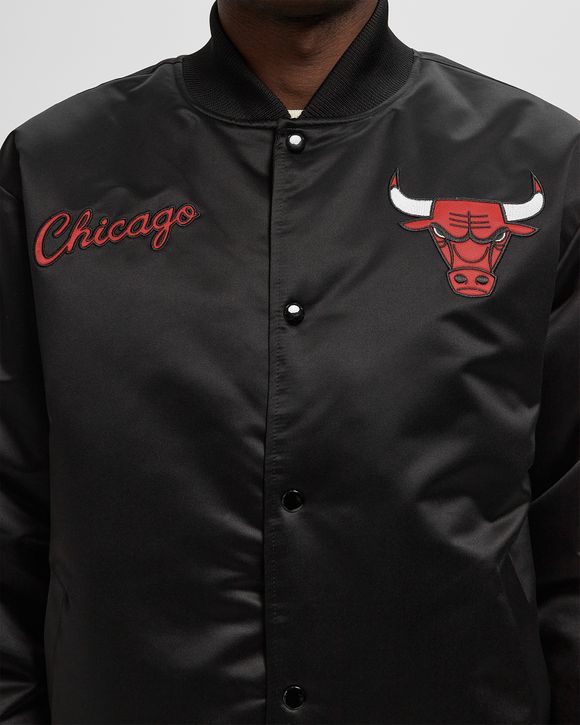 NBA BLACKOUT HEAVYWEIGHT SATIN JACKET CHICAGO BULLS