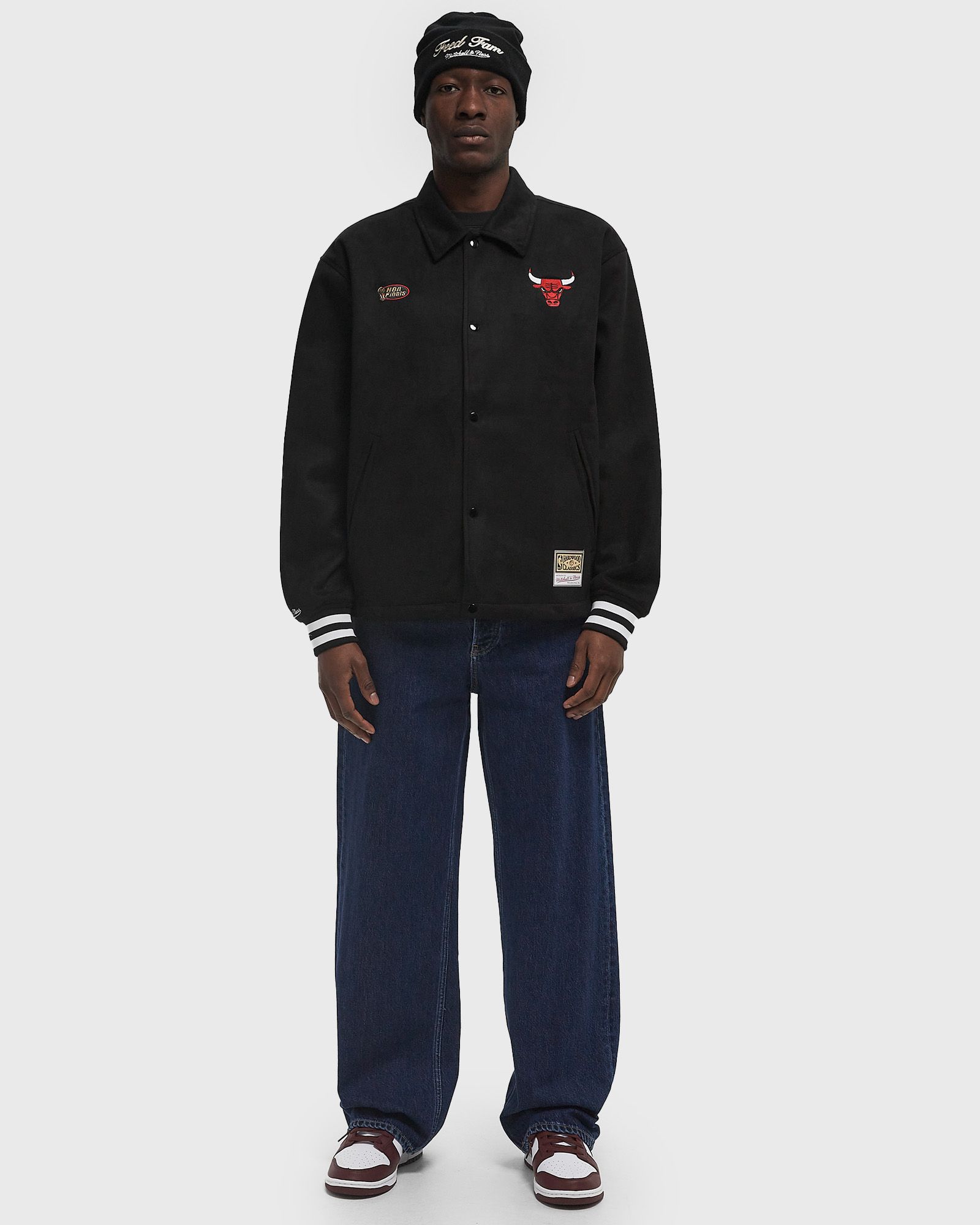 NBA OVERSWEEP VARSITY COACHES JACKET CHICAGO BULLS