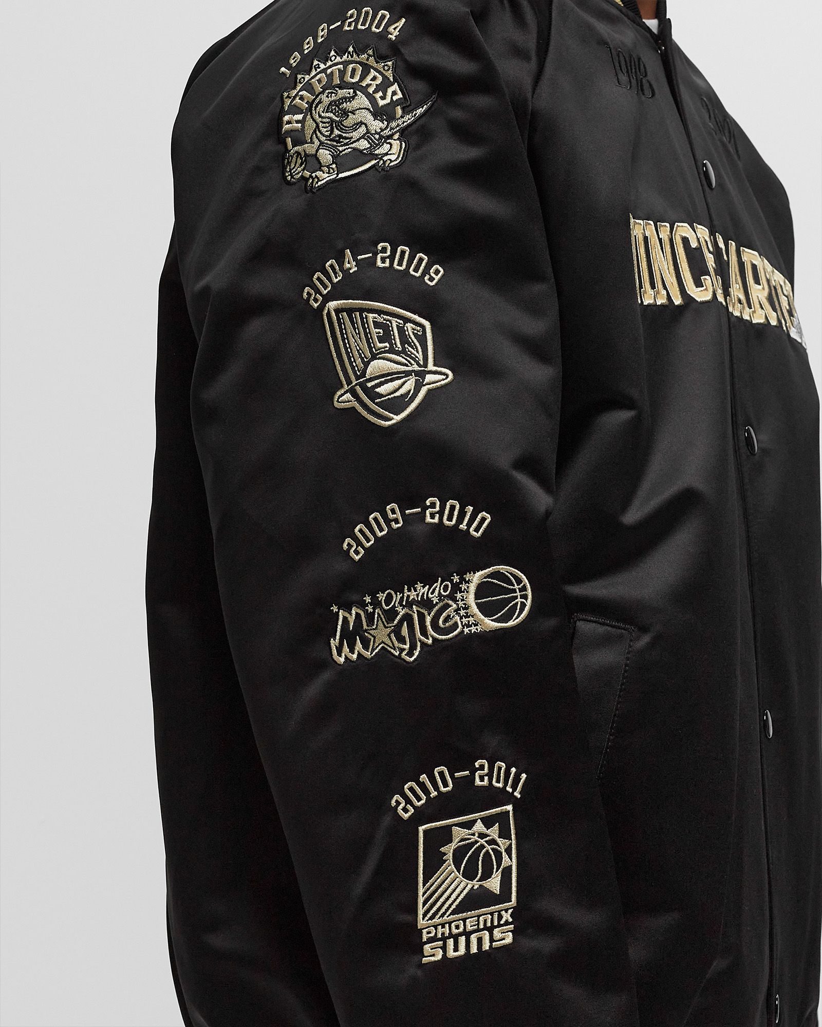 NBA 2024 HOF LW SATIN JACKET MULTI VINCE CARTER