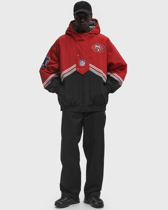 NFL THROW IT BACK RETRO JACKET VINTAGE LOGO SAN FRANCISCO 49ERS