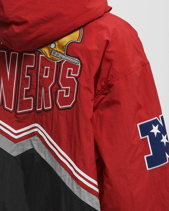 NFL THROW IT BACK RETRO JACKET VINTAGE LOGO SAN FRANCISCO 49ERS